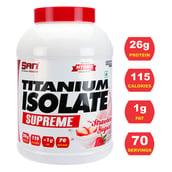 SAN Titanium Isolate Supreme, 4.62 lb Strawberry Yogurt