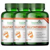 1 - Simply Herbal Glutathione, Unflavoured (Pack of 3) 60 capsules