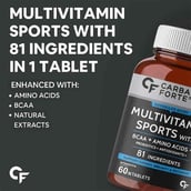 3 - Carbamide Forte Multivitamin Sports,  60 tablet(s)  Unflavoured 