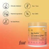 12 - Setu Skin: Youthful 30 Servings & Organic Rose Water 100g Combo, 2 Piece(s)/Pack Peach Mango