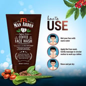 7 - Man Arden Recharge Coffee Face Wash, 100 ml Cleanses Away Dirt, Oil and Dullness