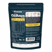 1 - Pintola Dry Roasted Cashews, Black Pepper 100 g