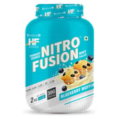 1 - Healthfarm HF Series Nitro Fusion Whey Isolate, 4.4 lb Blueberry Muffin