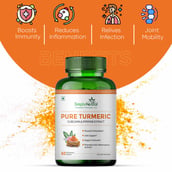 3 - Simply Herbal Pure Turmeric (Pack of 3), 60 capsules