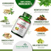 6 - Simply Herbal Immunity Booster (Pack of 2), 60 capsules