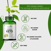 5 - Simply Herbal KETO 800mg (Pack of 2), 60 capsules