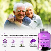 9 - Naturyz Triple Strength Omega 3 Fish Oil 60 Softgels & Triple Strength Omega 3 Fish Oil with Vitamin D Vanilla 60 Softgels Combo, 2 Piece(s)/Pack