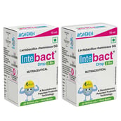 21 - Dr. Morepen Intebact Drop 2 Bn Probiotic, 10 ml Unflavoured (Pack of 2)