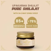 5 - Upakarma Ayurveda Pure Shilajit Resin Form with Gold Dust, 10 g