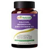 1 - Best Naturals Calcium, Magnesium, Zinc + Vitamin D3, 60 tablet(s) Unflavoured