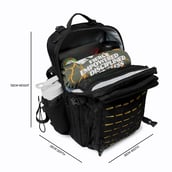 3 - MuscleBlaze Tactical Backpack, 45 L, Stealth Black