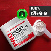 4 - GNC Pro Performance Pure Micronized Creatine Monohydrate,  Unflavoured with Black Plastic Shaker  0.55 lb 