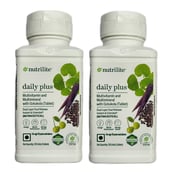 1 - Amway Nutrilite Daily Plus,  120 tablet(s)  Unflavoured (Pack of 2) 