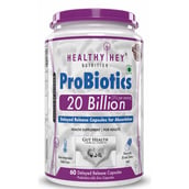1 - HealthyHey Nutrition Probiotic Supplement 20 Billion CFU, 60 capsules Unflavoured