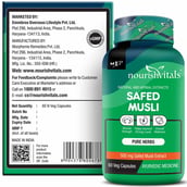 5 - NourishVitals Safed Musli, 60 veggie capsule(s)