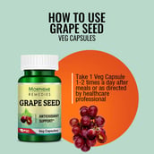 4 - Morpheme Remedies Grape Seed Extract (500 mg),  60 veggie capsule(s) 