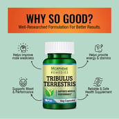 3 - Morpheme Remedies Tribulus Terrestris (500 mg), 60 veggie capsule(s)