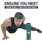 7 - MuscleBlaze Sipper Water Bottle, Ocean Green 1 L
