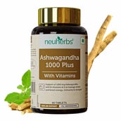 1 - Neuherbs Ashwagandha 1000 Plus,  60 tablet(s) 