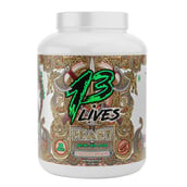 1 - 13 Lives Feast Mass Gainer, 6.6 lb Chocolate Brownie