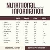7 - TruNativ Pro Blend Whey Protein, 6 sachets/pack Choco Crunch