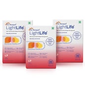 1 - Dr. Morepen LightLife Pre-Meal Nutrition, 10 sachets/pack Litchi (Pack of 3)