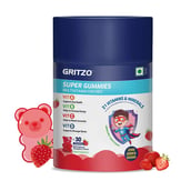 1 - Gritzo Super Gummies Multivitamin for Kids OP, 30 gummies Natural Strawberry
