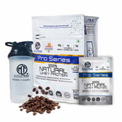 1 - Muscle Trail Pro Series 100% Natural Whey Protein, 50 sachets/pack Moca Socca (with Free Shaker Inside)