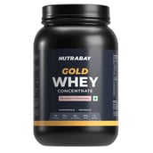 1 - Nutrabay Gold Concentrate Whey Protein, 2.2 lb Strawberry Milkshake