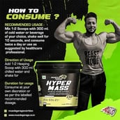 6 - Muscle Garage Hyper Mass Gainer, 9.92 lb Chocolate