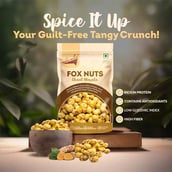 2 - TOKU MOKU Roasted Makhana, Chaat Masala (Pack of 5) 55 g