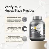 10 - MuscleBlaze Biozyme Performance Whey, 4.4 lb Rocky Road Fudge