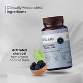 2 - Miduty Activated Charcoal,  60 capsules 