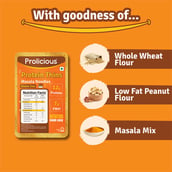 6 - Prolicious Protein Thins Snack Chips, Masala Noodles (Pack of 4) 50 g