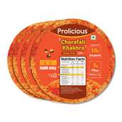 1 - Prolicious Khakhra,  Chorafali (Pack of 4)  170 g 