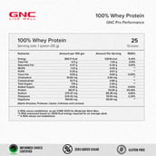 9 - GNC Pro Performance 100% Whey Protein,  2 lb  Mawa Kulfi 