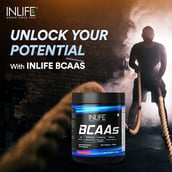 8 - INLIFE BCAAs, 0.55 lb 19 Servings Watermelon