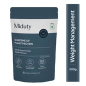 1 - Miduty Shape Me Up Plant Protein, 1.1 lb Vanilla