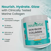 10 - Neuherbs Skin Glow Collagen, 200 g Orange
