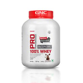 2 - GNC Pro Performance 100% Whey Protein, 4 lb Cafe Mocha with Steel Shaker 750ml Combo
