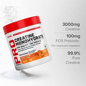 5 - GNC Pro Performance Pure Micronized Creatine Monohydrate,  Orange with Steel Shaker 750ml  0.55 lb 