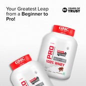 10 - GNC Pro Performance 100% Whey Protein, 4 lb Chocolate Supreme with Creatine Monohydrate 0.55 lb Combo