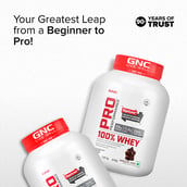 3 - GNC Pro Performance 100% Whey Protein, 4 lb Chocolate Fudge with Creatine Monohydrate 0.55 lb Combo