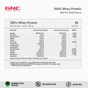 8 - GNC Pro Performance 100% Whey Protein, 4 lb Chocolate Fudge with Creatine Monohydrate 0.55 lb Combo