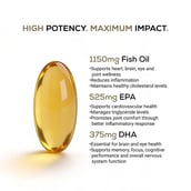 12 - TrueBasics Fish Oil with 1150mg Omega-3 525mg EPA 375mg DHA,  90 capsules