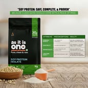6 - AS-IT-IS Nutrition Soy Protein Isolate,  2.2 lb  Unflavoured 