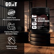 4 - G.O.A.T Fit 100% Pure Micronized Creatine Monohydrate, Unflavoured 0.22 lb