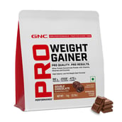 1 - GNC Pro Performance Weight Gainer, 2.2 lb Double Chocolate
