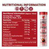 3 - Potencia Apple Cider Vinegar Effervescent 750mg, 15 tablet(s) Apple Burst