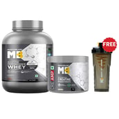 MuscleBlaze Biozyme Performance Whey 2kg Rich Chocolate & Creatine Monohydrate CreAMP 100g Combo